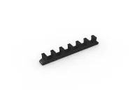 Connector clips: side-to-side (H: 3/8")