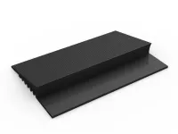 PVC edging (H: 9/16, W: 2 1/2")