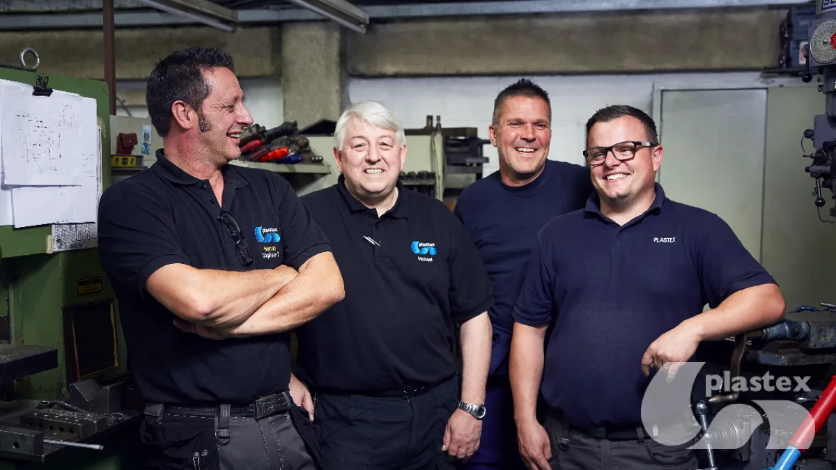 Our Plastex factory team at work in Essex, UK.