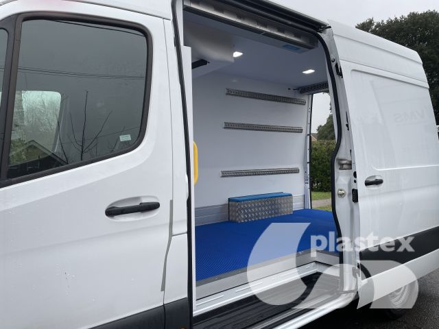 Vynagrip in the back of a van