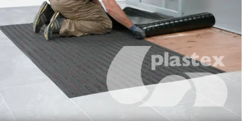 How to install Plastex SB and SB Plus adhered