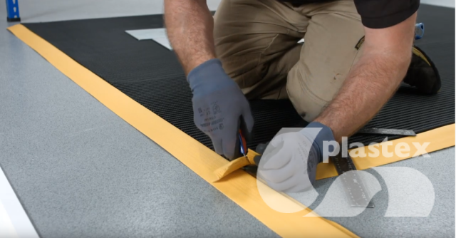 How to install Plastex workplace matting