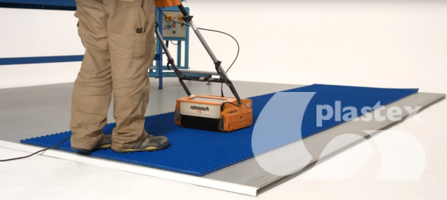 How to clean Plastex workplace matting