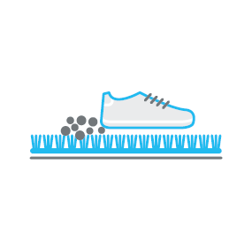 Scrapes Shoes Clean