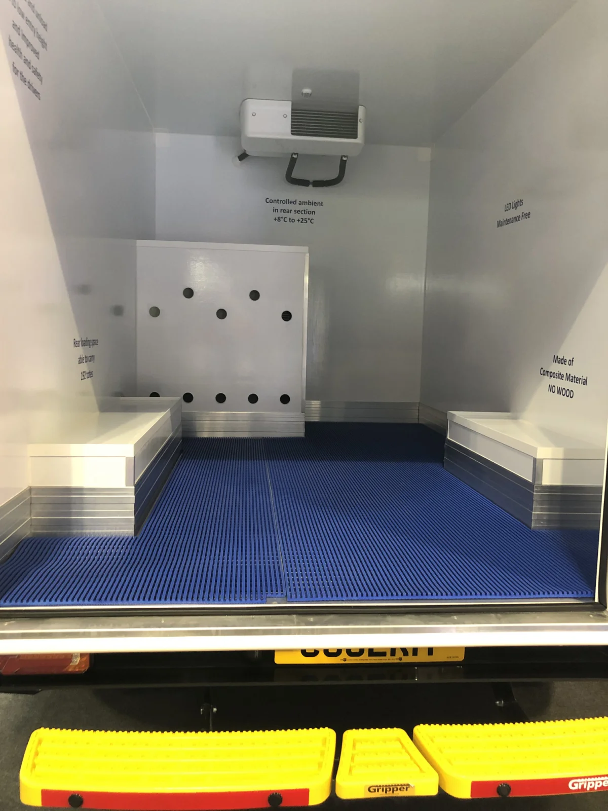 Vynagrip in refrigerated van